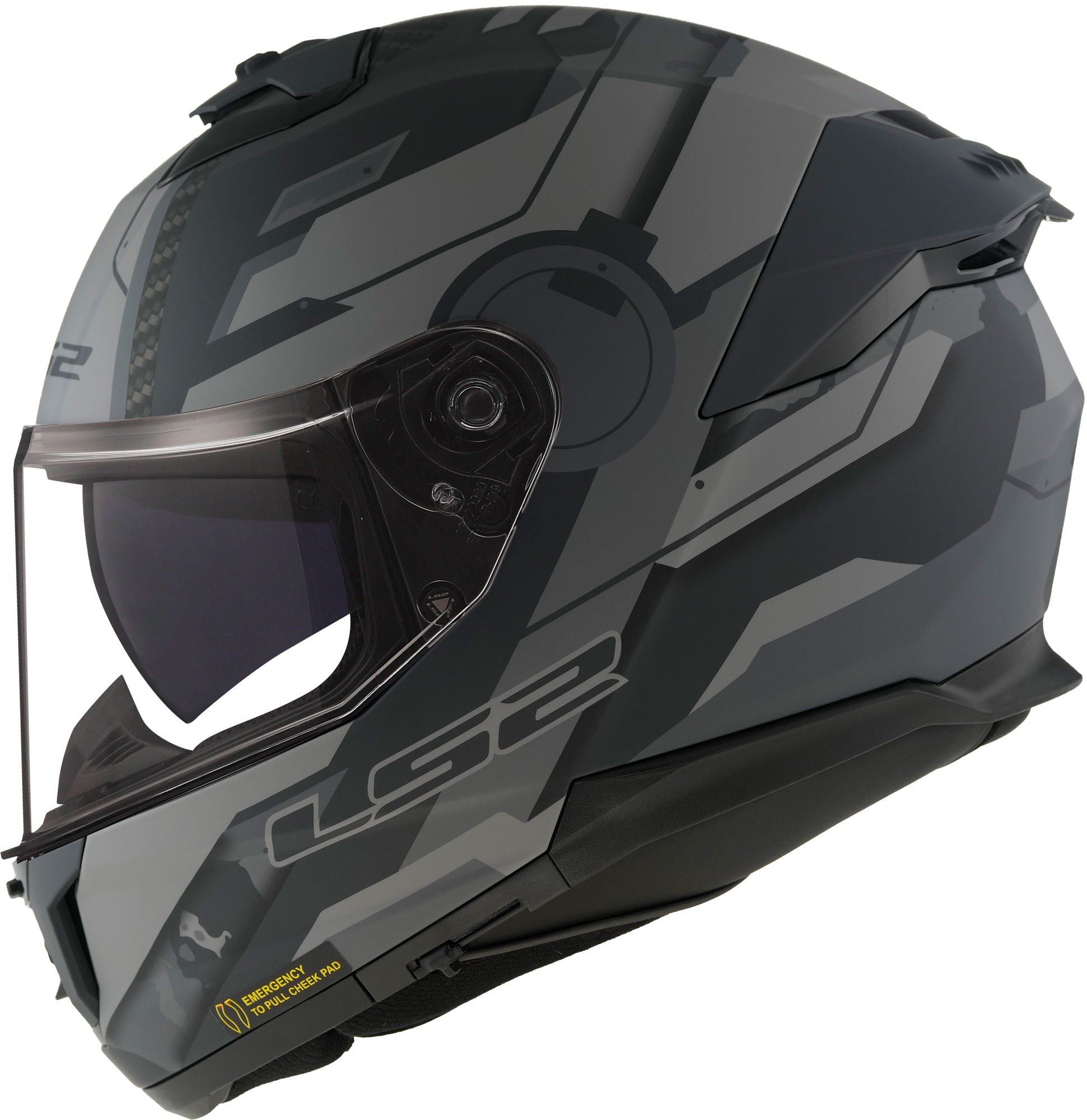 LS2 FF808 STREAM II URBAN MOTORCYCLE TOURING HELMET