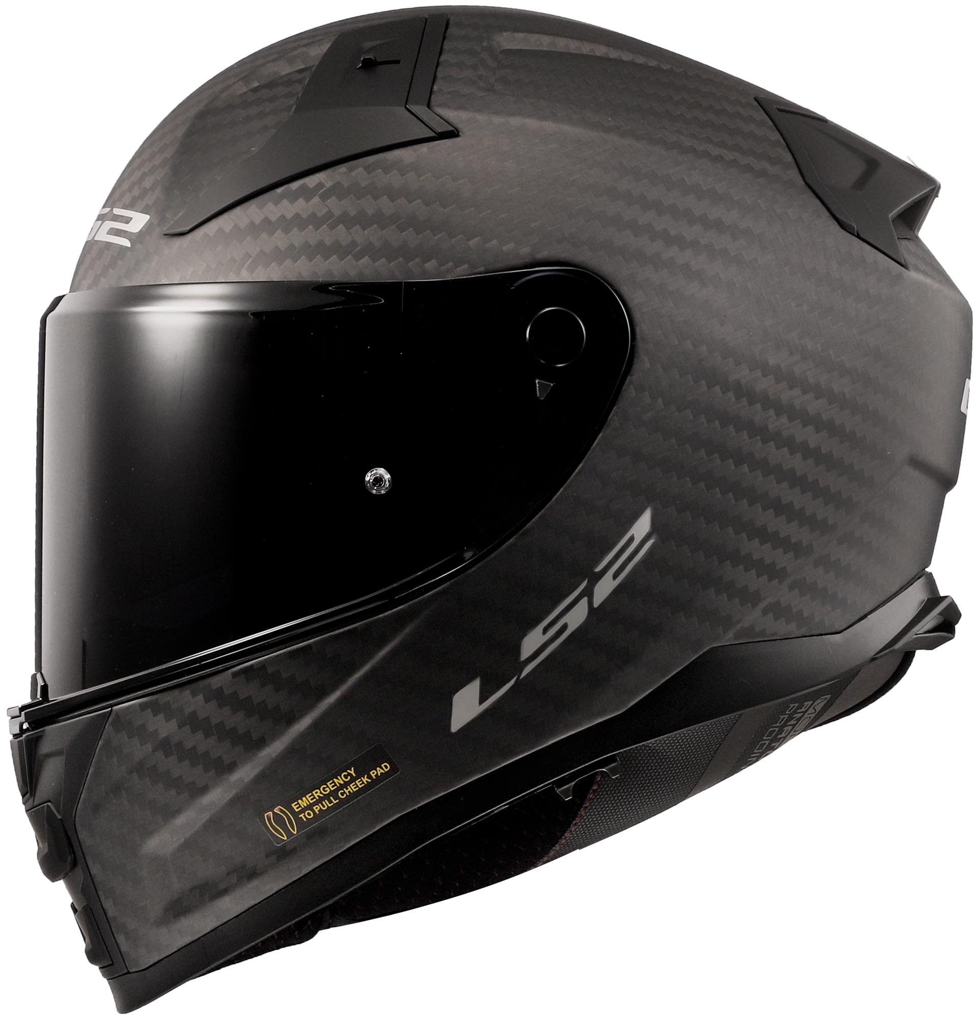 LS2 FF811 Vector II Carbon Full Face Motorcycle Helmet Matt Carbon