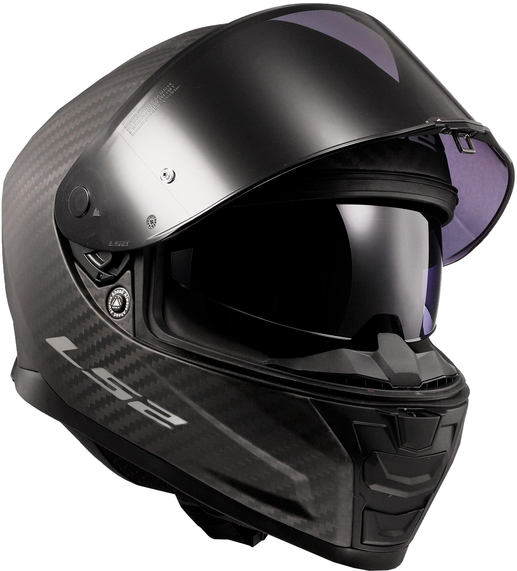 LS2 FF811 Vector II Carbon Full Face Motorcycle Helmet Matt Carbon