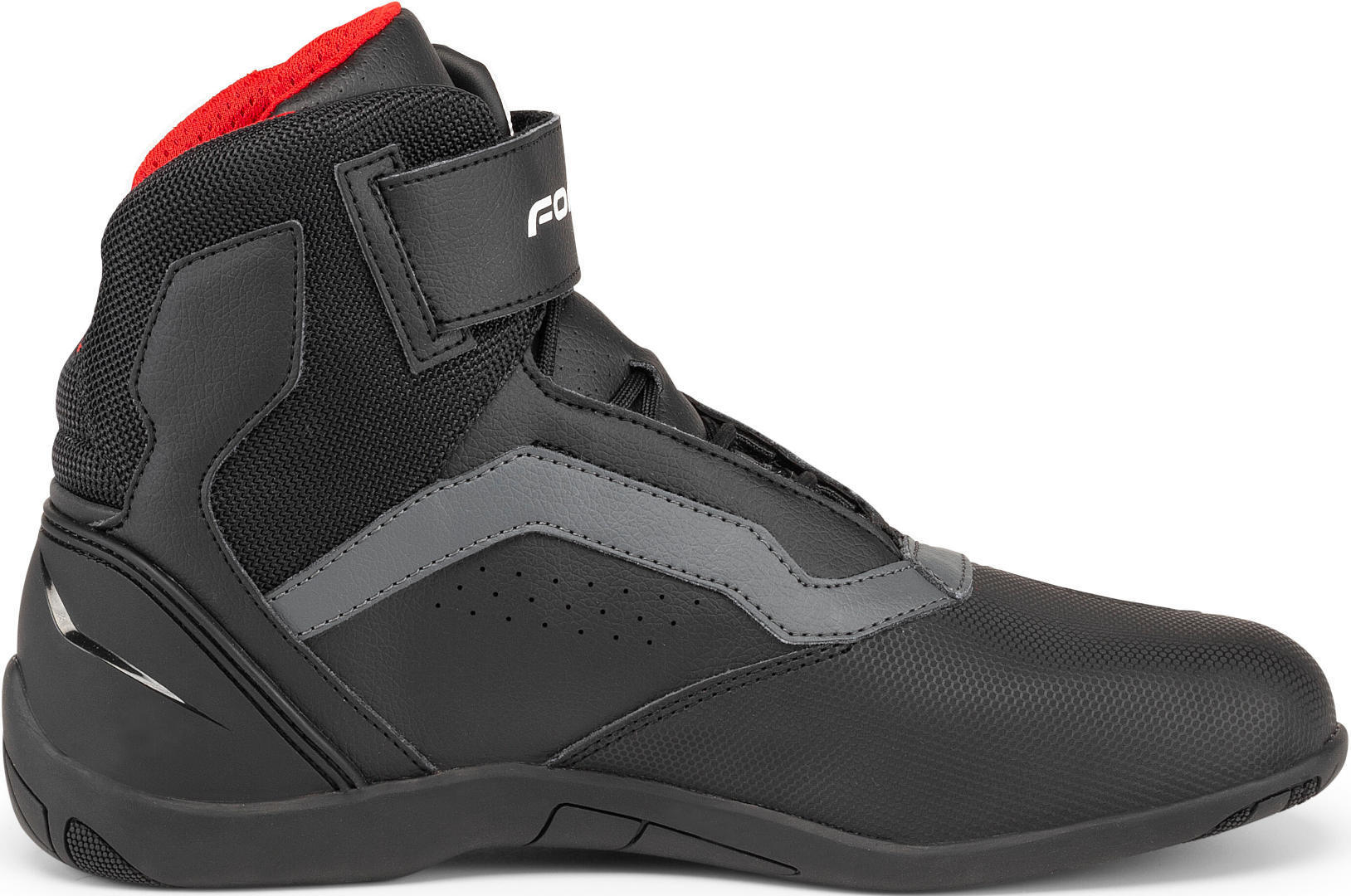 FORMA STINGER EVO FLOW URBAN MOTORCYCLE BOOTS BLACK WHITE GREY