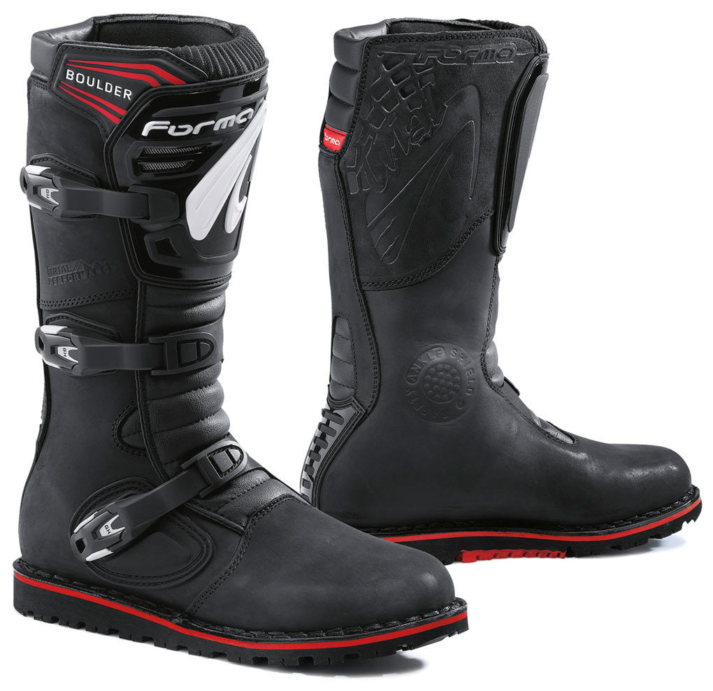 FORMA BOULDER OFF ROAD MOTORCYCLE BOOTS BLACK