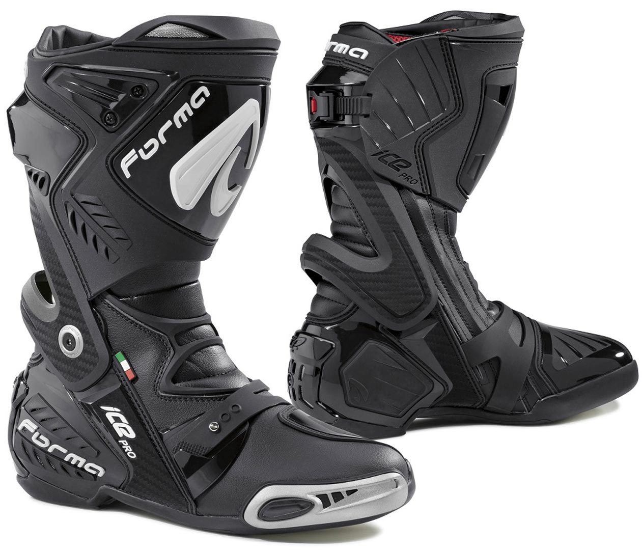 FORMA ICE PRO MOTORCYCLE RACING BOOTS BLACK
