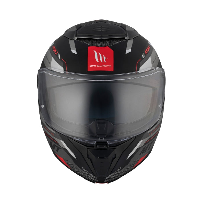 MT Atom 2 Bast D5 Matt Black Grey Flip up Helmet Matt Black Grey