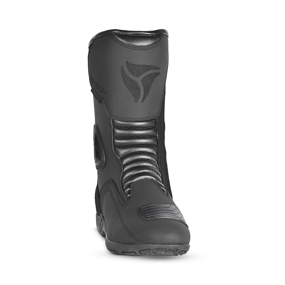 RTECH Lunar Trojan Motorcycle Touring Boots Black