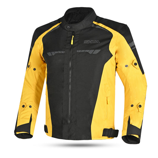 SHUA - Immortal Textile Racing Jacket - Black Yellow