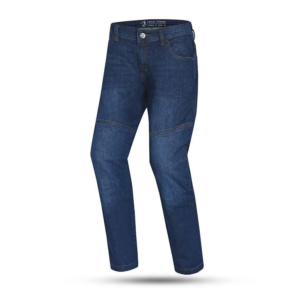 BELA STROKE PANTALON DE HOMBRE 30L AZUL MEDIO CON SPRAY 