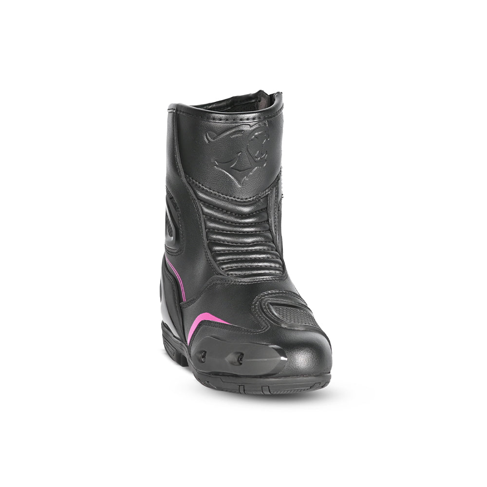 BELA Faster 2.0 Lady Motorcycle Racing Boots Black Pink