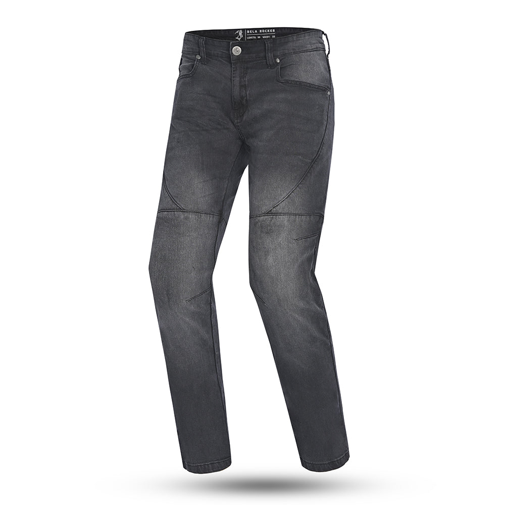 BELA ROCKER PANTALON DE HOMBRE AA APROBADO CE VAQUERO JEANS 32L NEGRO 