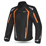 R-TECH MARSHAL Motorcycle Textile Jacket Black/Orange