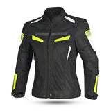 BELA Sprinter Lady Textile Motorbike Jacket Black/Yellow/Fluro