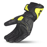 Bela Rocket Long  Racing Gloves  Black Yellow Flouro