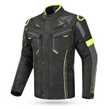 R-TECH KNIGHT RIDER 3IN1 Motorcycle Jacket (Long) Black/Anthracite/Yellow