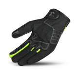 Bela Galaxy Winter Men Motorcycle Gloves Black Yellow Flou