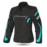 BELA - Highland Lady Motorcycle Jacket - Black Turquoise images