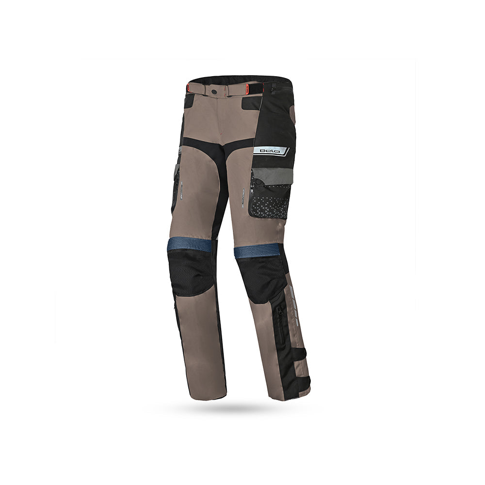BELA CROSSROAD EXTREME MOTORCYCLE TEXTILE PANT BROWN NAVY (maximo mot uk)