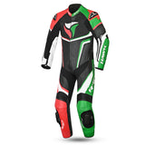 R Tech Hawk 1PC Motorcycle Racing Suit Green Black Red White 