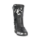 BELA - Turbo Track Racing Motorcycle Boots - Black Dark Grey - DELIVERY WITHIN 8 WEEKS 