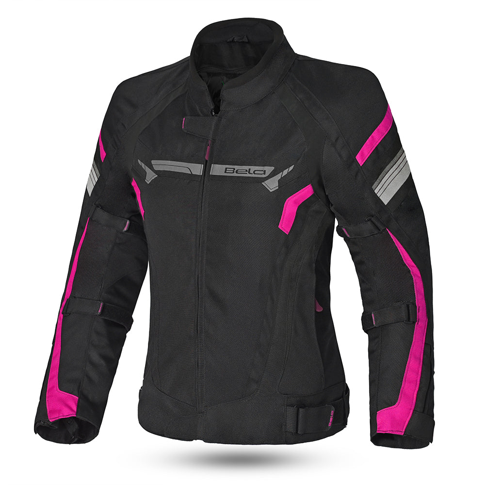 Bela Highland Lady Textile Jacket Black/Pink 