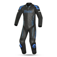 BELA Rocket Man Mix Kangaroo 1 PC Motorcycle Racing Suit Black Blue