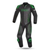 BELA Rocket Man Mix Kangaroo 1 PC Motorcycle Racing Suit Black Green 