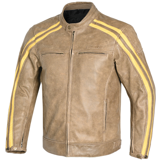 Bela Knight Hawk - textil motril jacket  - Brown/Beige - MaximomotoUK