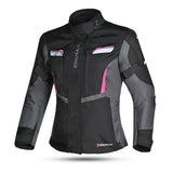 BELA Hurrican Lady Motorcycle Jacket Black Fuchsia - MaximomotoUK