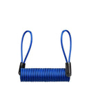SHUA Cable Espiral De Moto 150 CM Azul - SECURTEX MOTOR S.L (t/a MaximoMoto)