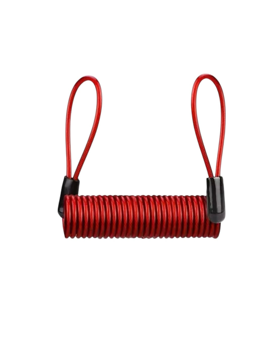 SHUA Cable Espiral De Moto 150 CM Rojo - SECURTEX MOTOR S.L (t/a MaximoMoto)