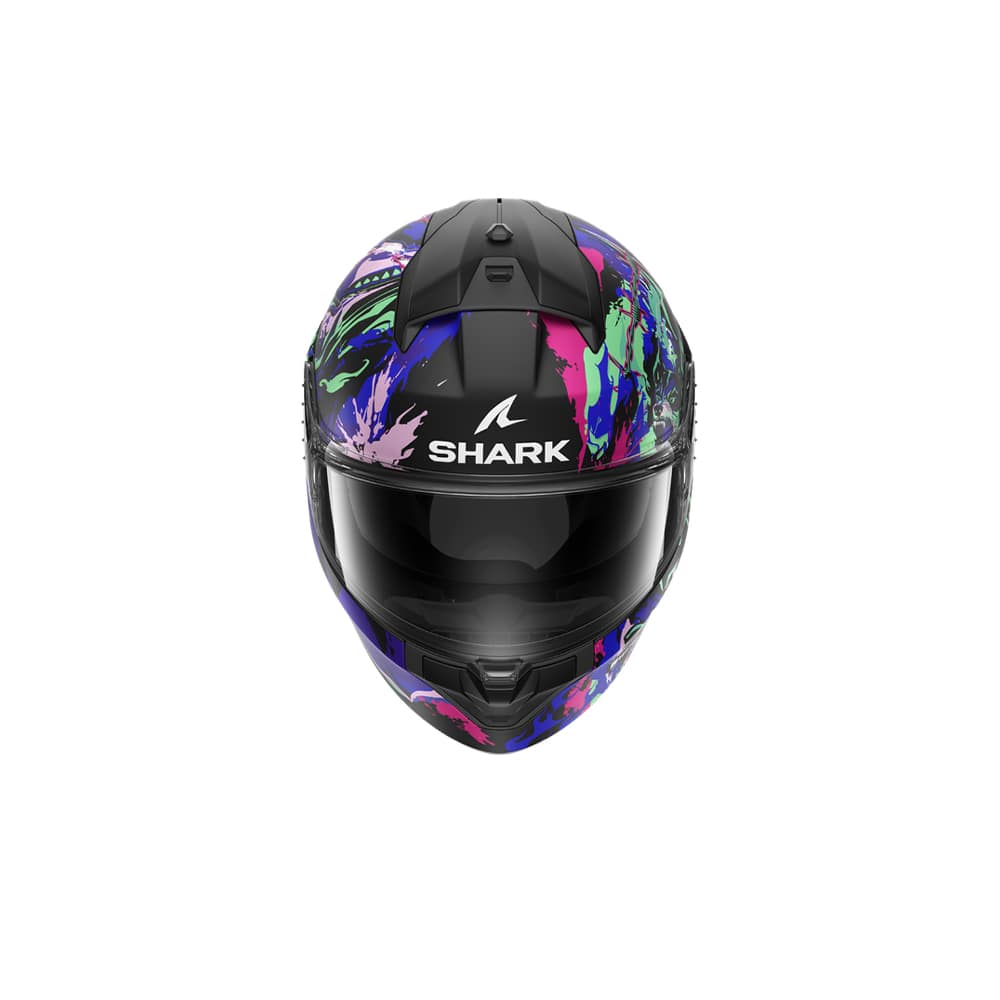 SHARK RIDILL 2 RAGING BEAST INTEGRAL CASCO Negro mate Violeta Verde