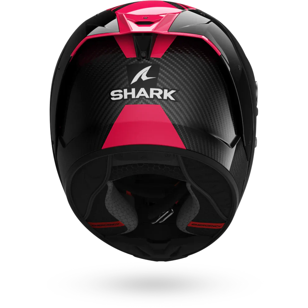 SHARK AERON Carbon Skin Violet Blue-back