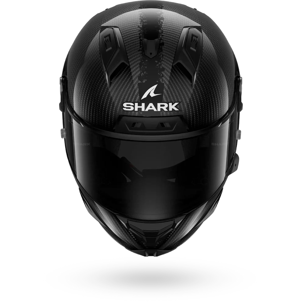 SHARK AERON Dark Shadow Full-Face Motorcycle Helmet Anthracite Carbon-front