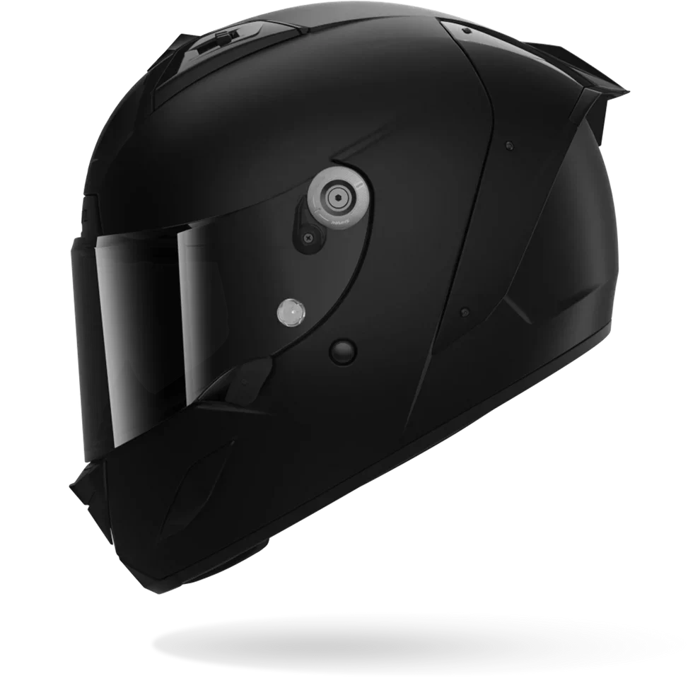 SHARK AERON Dark Shadow Full-Face Motorcycle Helmet Matte Black-leftside