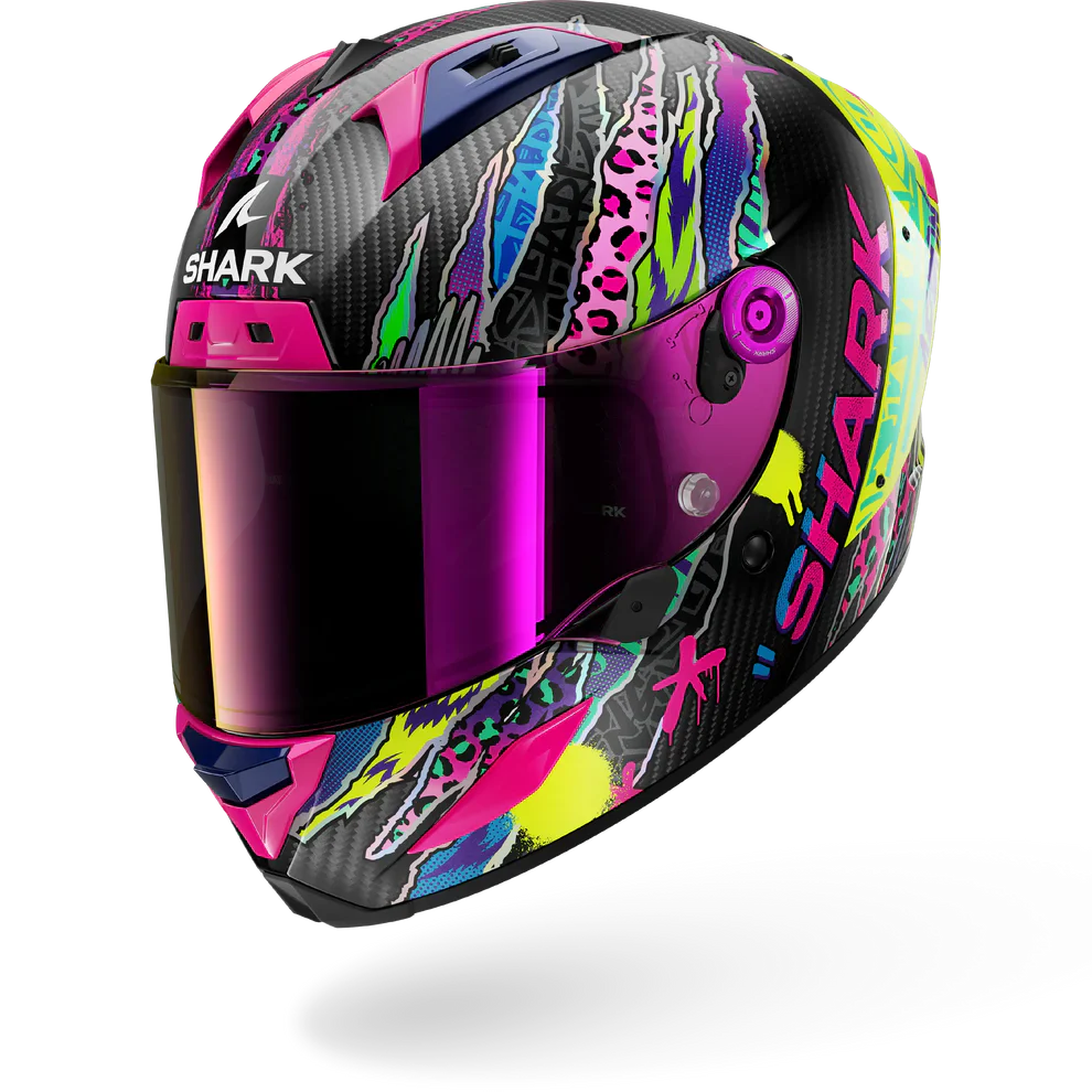 SHARK AERON FAWN Carbon Yellow Violet