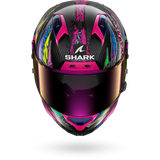 SHARK AERON FAWN Carbon Yellow Violet-front