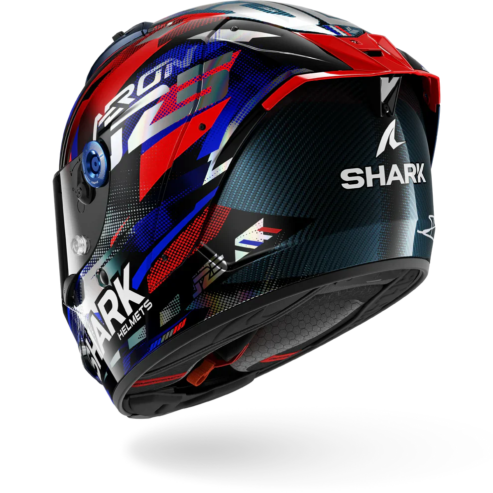 SHARK Zarco GP De France Full-Face Motorcycle Helmeleftside back