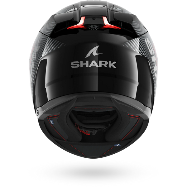 SHARK SKWAL i3 SP LYNE MOTORCYCLE HELMET BLACK ANTHRA RED