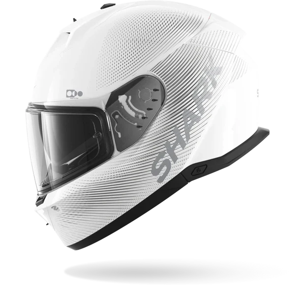 SHARK SKWAL i3 SP LYNE MOTORCYCLE HELMET WHITE SILVER SILVER