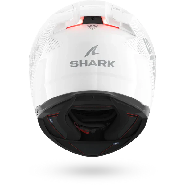 SHARK SKWAL i3 SP LYNE MOTORCYCLE HELMET WHITE SILVER SILVER