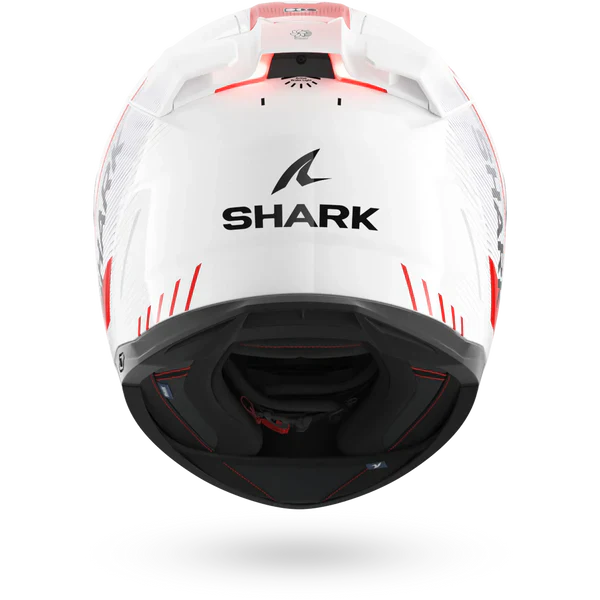 SHARK SKWAL i3 SPEED-TECH MOTORCYCLE HELMET WHITE RED BLACK