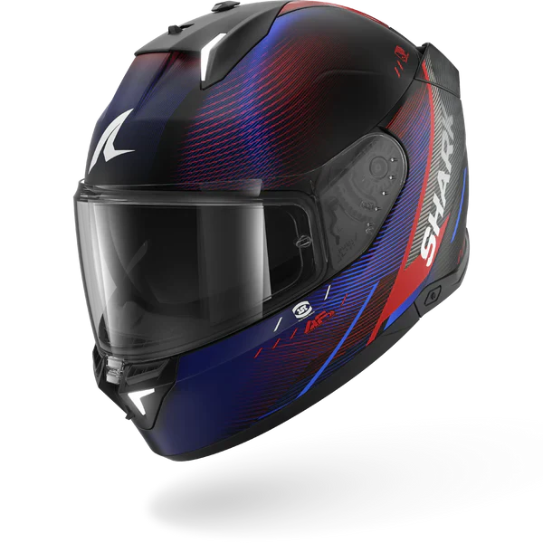 SHARK SKWAL i3 SPEED-TECH MOTORCYCLE HELMET MAT BLACK RED BLUE