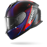 SHARK SKWAL i3 SPEED-TECH MOTORCYCLE HELMET MAT BLACK RED BLUE