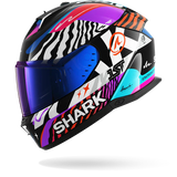 SHARK SKWAL i3 SPEED-FANCY MOTORCYCLE HELMET BLACK WHITE ORANGE