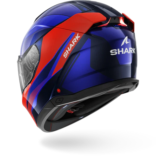 SHARK SKWAL i3 MEKARIUM MOTORCYCLE HELMET BLUE ORANGE BLUE