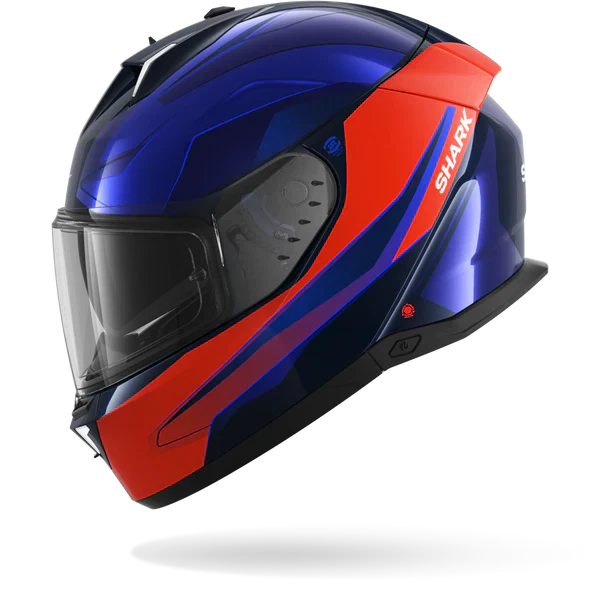 SHARK SKWAL i3 MEKARIUM MOTORCYCLE HELMET BLUE ORANGE BLUE