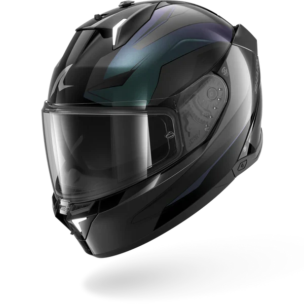 SHARK SKWAL i3 MEKARIUM MOTORCYCLE HELMET BLACK CHAMELEON ANTHRACITE