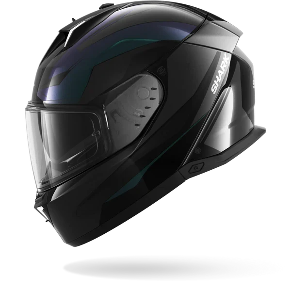 SHARK SKWAL i3 MEKARIUM MOTORCYCLE HELMET BLACK CHAMELEON ANTHRACITE