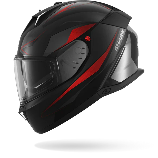 SHARK SKWAL i3 MEKARIUM MOTORCYCLE HELMET MAT BLACK ANTHRA RED