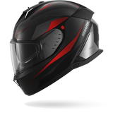 SHARK SKWAL i3 MEKARIUM MOTORCYCLE HELMET MAT BLACK ANTHRA RED