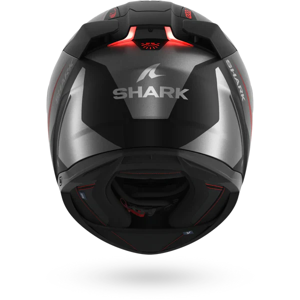 SHARK SKWAL i3 MEKARIUM MOTORCYCLE HELMET MAT BLACK ANTHRA RED