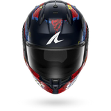 SHARK D-SKWAL 3 SPEED-VIB MOTORCYCLE HELMET BLUE RED BLUE